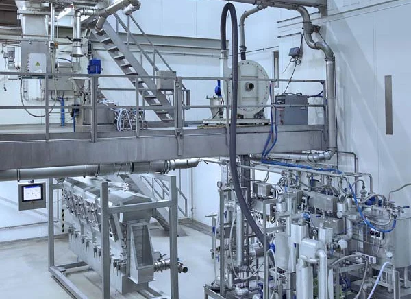 Flexomix powder agglomeration system in Hosokawa Micron's Test Centre