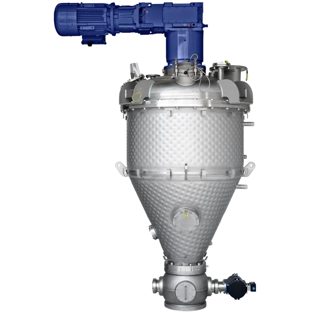 Conical Paddle Dryer for Steam Sterilisation of Spices & Herbs