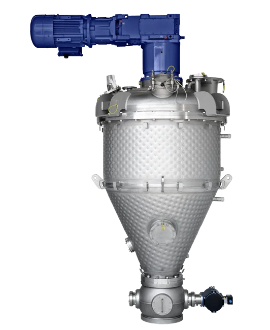 CPD vacuum dryer for processing thickening agents