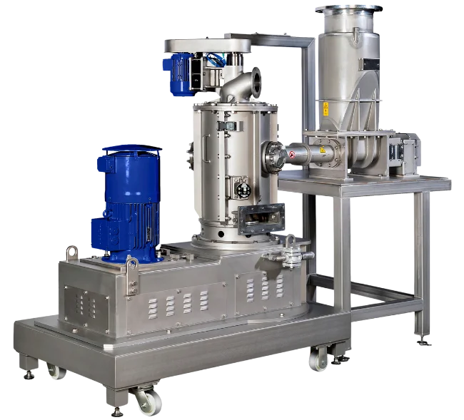 DMR flash drying system for crop protection agents