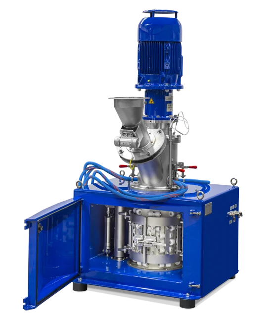 Flexomix mixer / agglomerator for processing carbon black