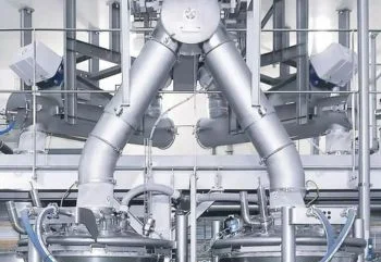 Pressure and vacuum pneumatic conveying system for powder processing