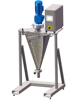 Nauta Minimix lab mixer principle of operation
