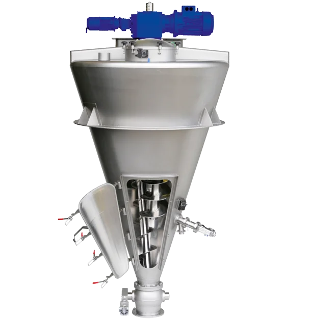 Hosokawa Micron Nauta conical screw mixer for infant formula blending