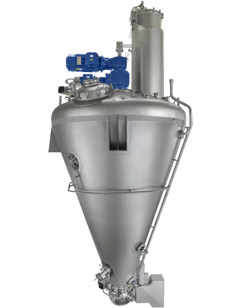 Nauta conical screw vacuum dryer for pharmaceutical processing