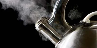 Steam sterilisation systems for food products