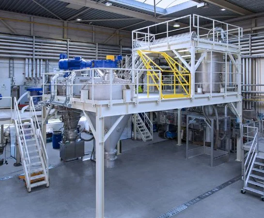 Powder testing for low-shear batch mixer selection