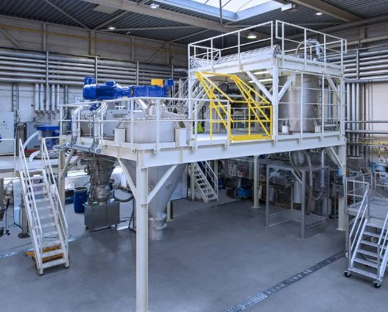 Test Centre for Powder & Solids Mixing Systems