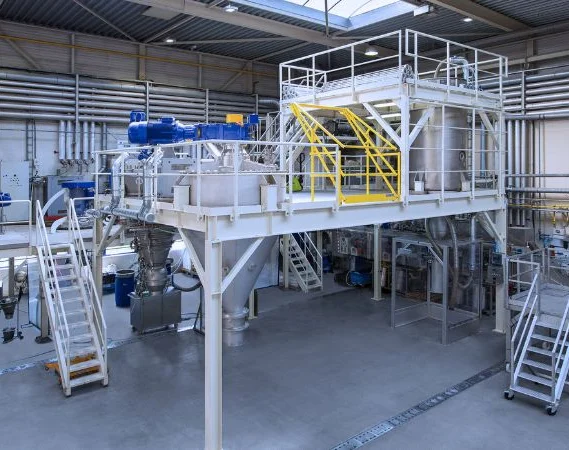DMR flash drying trials at the Hosokawa Micron Test Centre