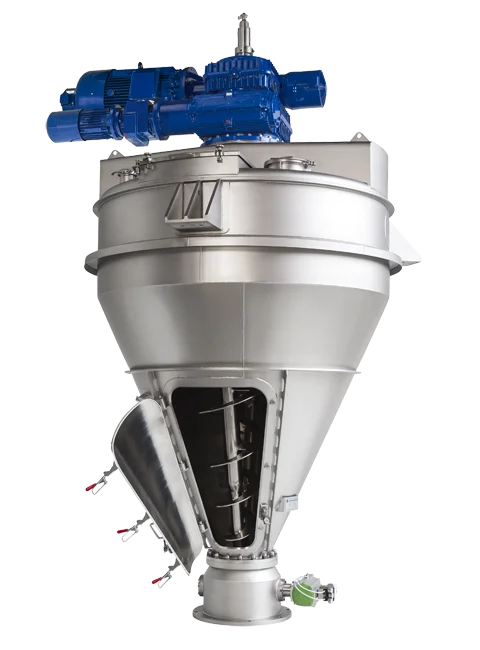 Vitomix ribbon screw mixer for seasoning blends